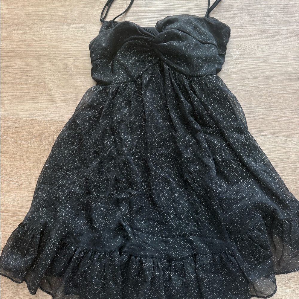 Lucy in the Sky Black Mini Dress